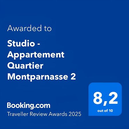 Studio - Appartement Quartier Montparnasse 2 Free Netflix Paris Exteriör bild
